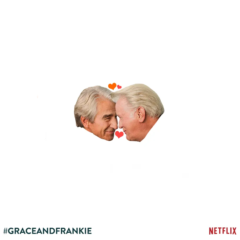 Grace and Frankie — social artwork, 3